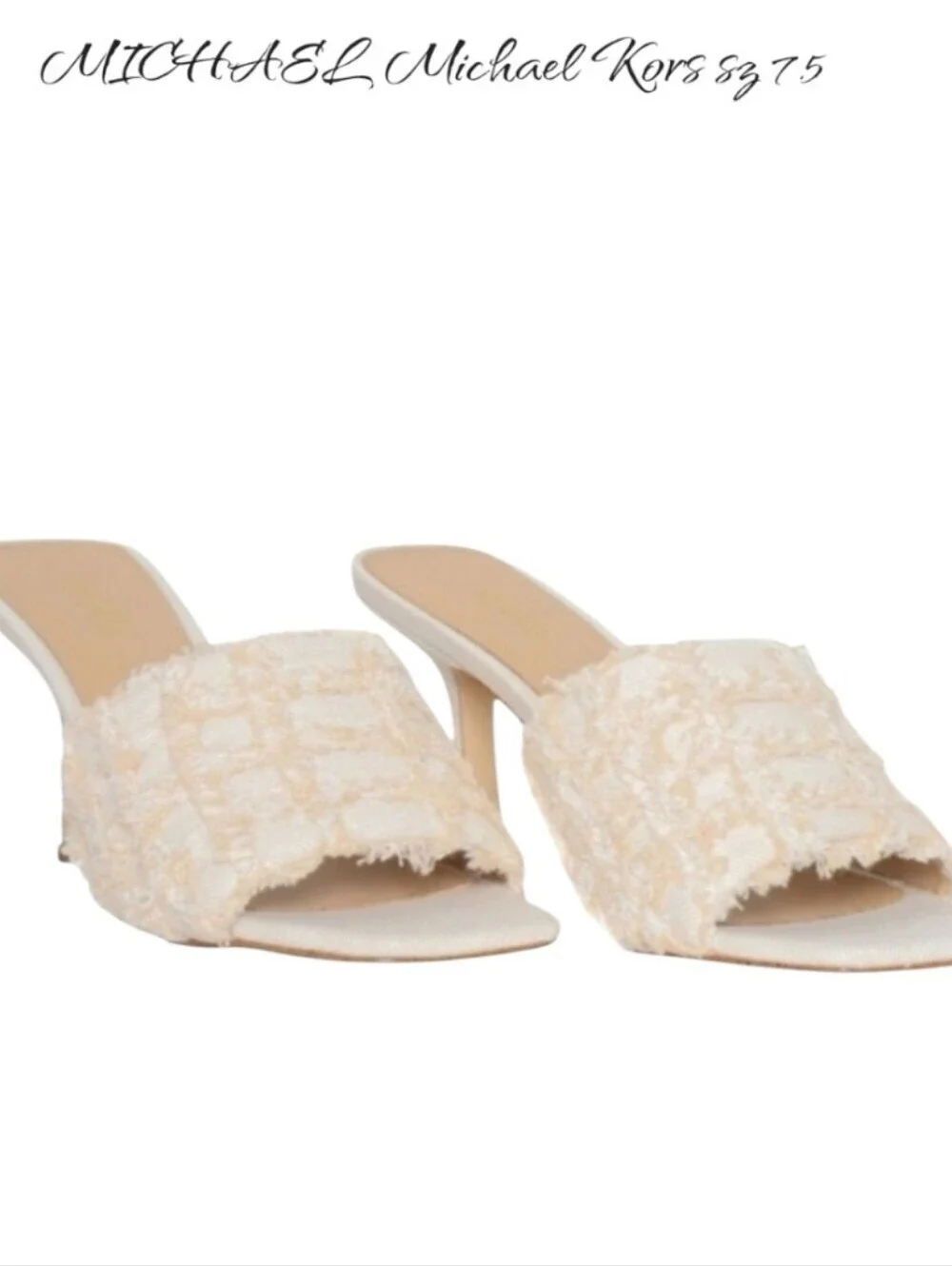 MICHAEL Mickael Kors Heeled Mule Sandal 7.5